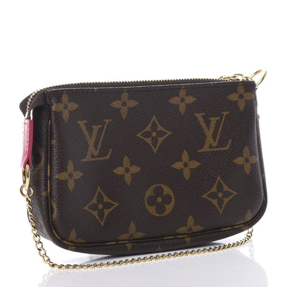 Louis Vuitton Monogram 2020 Christmas Animation Roller Coaster Mini Pochette Accessories Pivoine 2 of 8