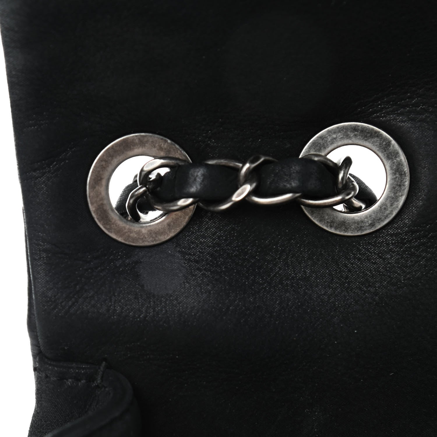 Chanel Calfskin Diamond Embossed New Chic Flap Black 12 of 14