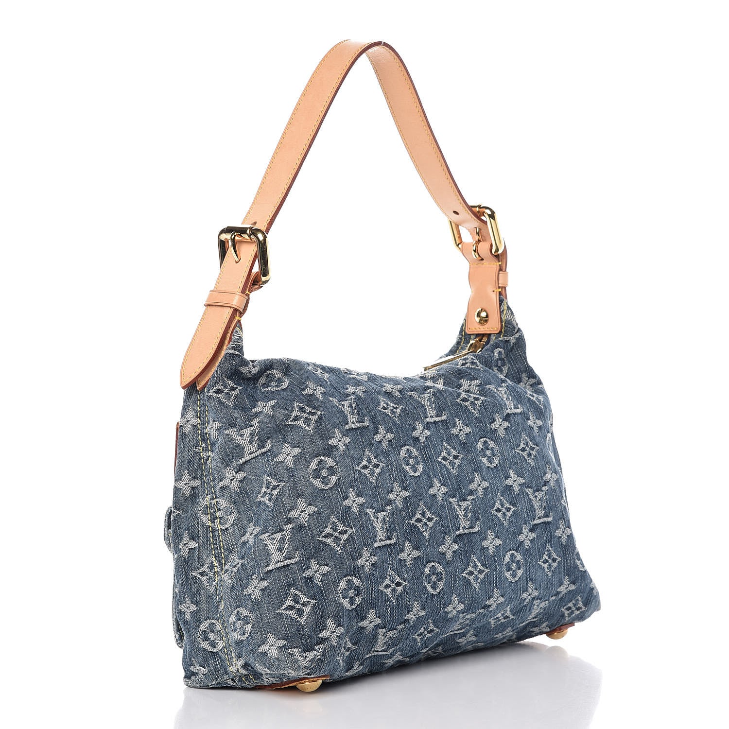 Louis Vuitton Monogram Denim Baggy PM Blue 3 of 12