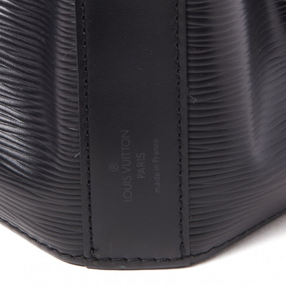 Louis Vuitton Epi Sac a Dos Drawstring Bag Black 9 of 9