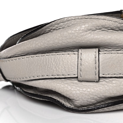 Chloe Calfskin Mini Marcie Round Crossbody Bag Cashmere Grey 6 of 10