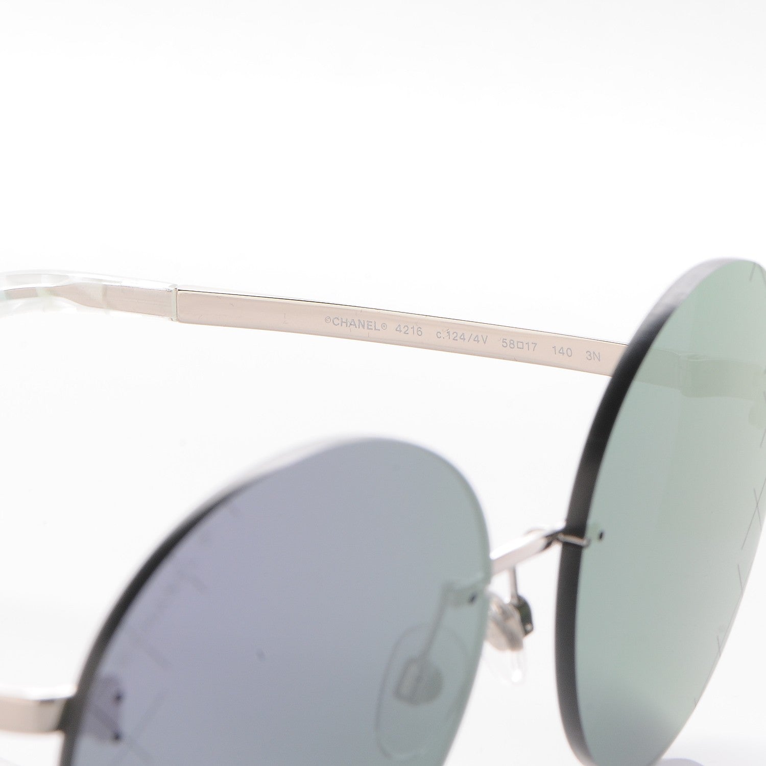 Chanel Mirrored Round Sunglasses 4216 Purple 6 of 10