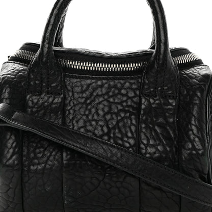 Alexander Wang Pebbled Lambskin Mini Rockie Black Rhodium Hardware 8 of 14