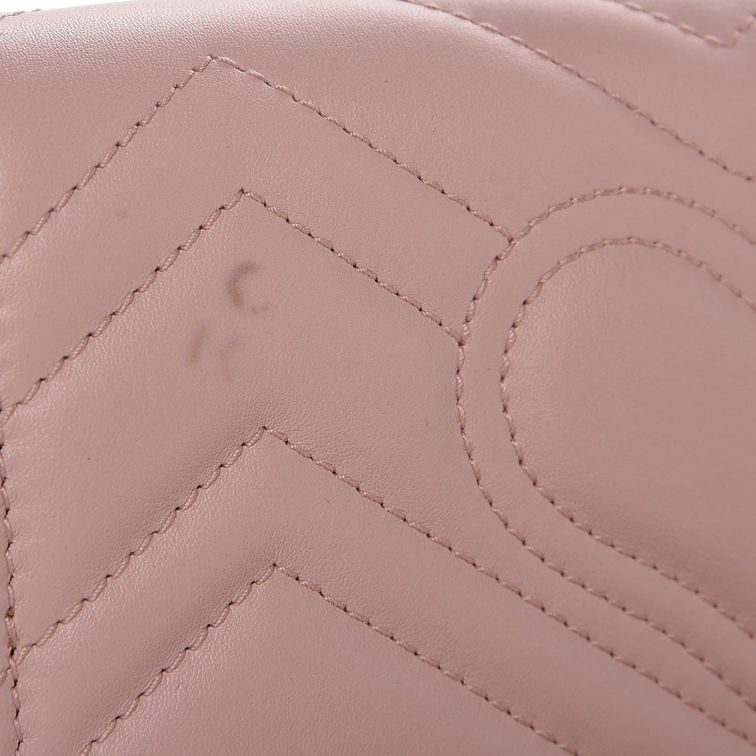 Gucci Calfskin Matelasse GG Marmont Mini Bag Perfect Pink 10 of 11