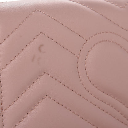 Gucci Calfskin Matelasse GG Marmont Mini Bag Perfect Pink 10 of 11