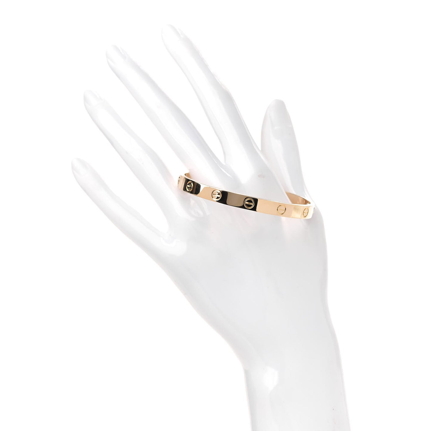 18K Yellow Gold LOVE Bracelet 17