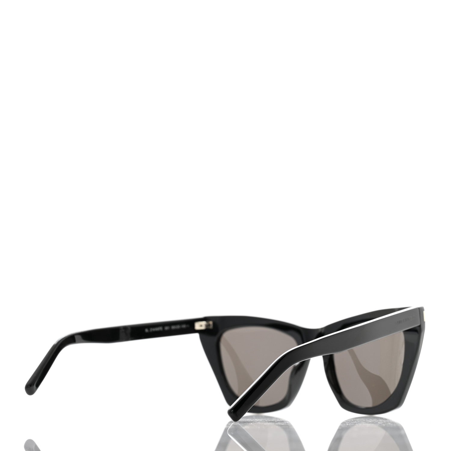 Saint Laurent New Wave SL214 Kate Cat Eye Sunglasses Black 4 of 8