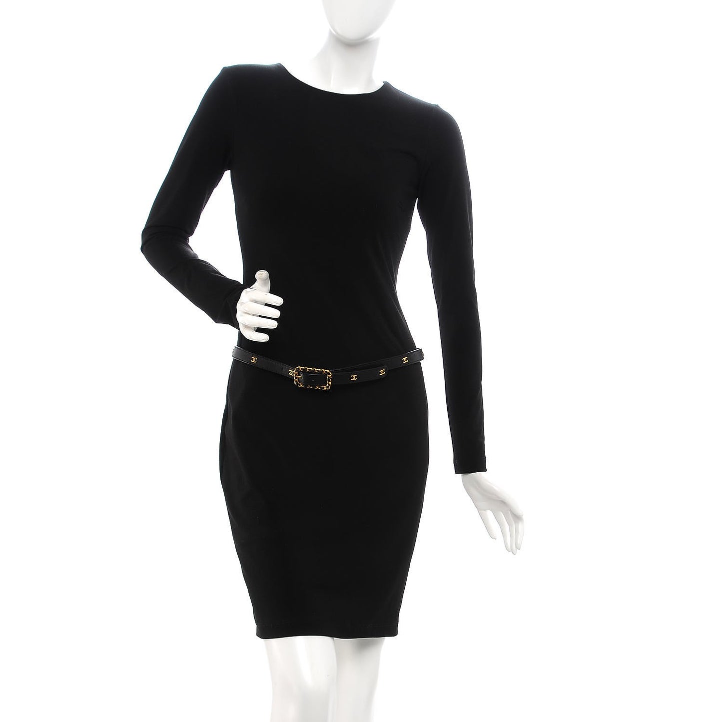 Lambksin Chain CC Belt 85 34 Black