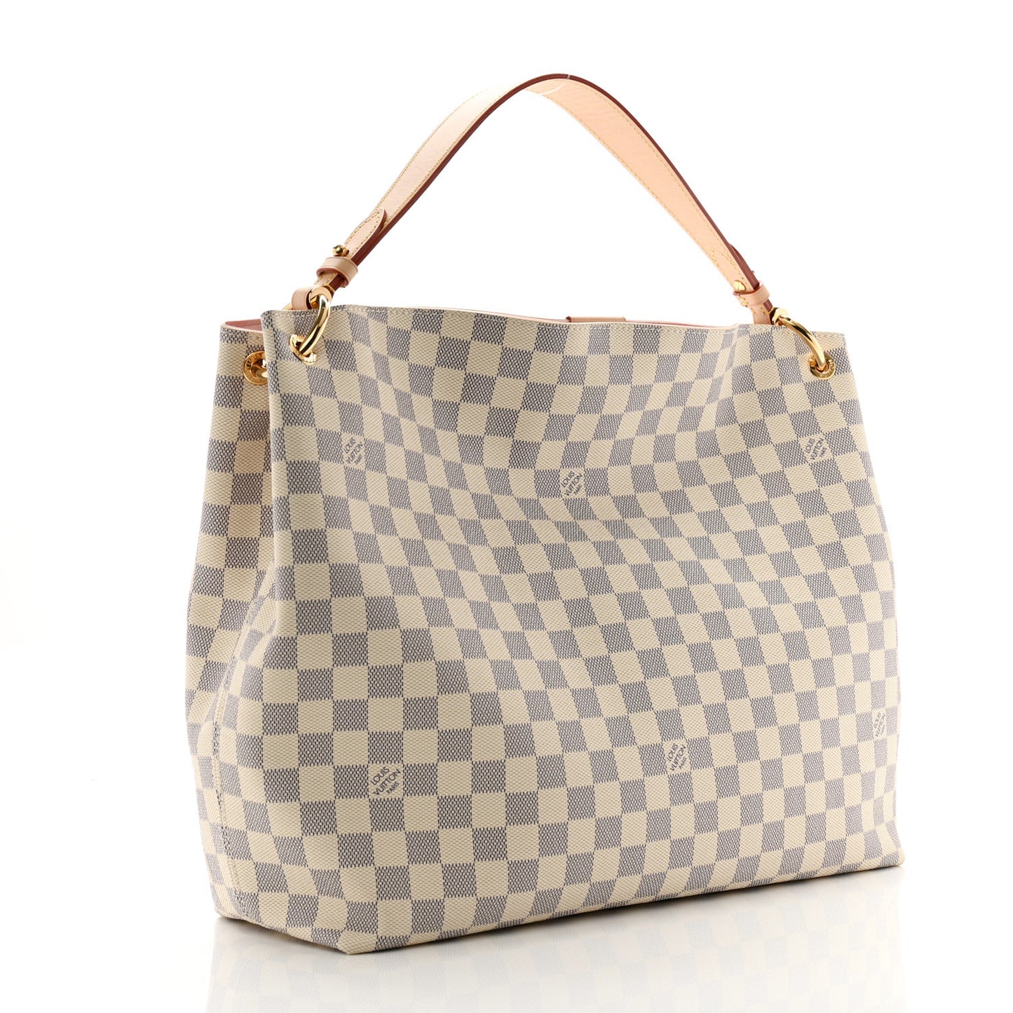 Damier Azur Graceful MM Rose Ballerine