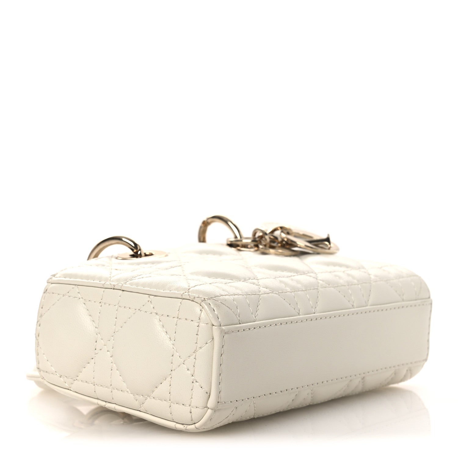 Christian Dior Lambskin Cannage Micro Lady D-Joy Latte 5 of 18
