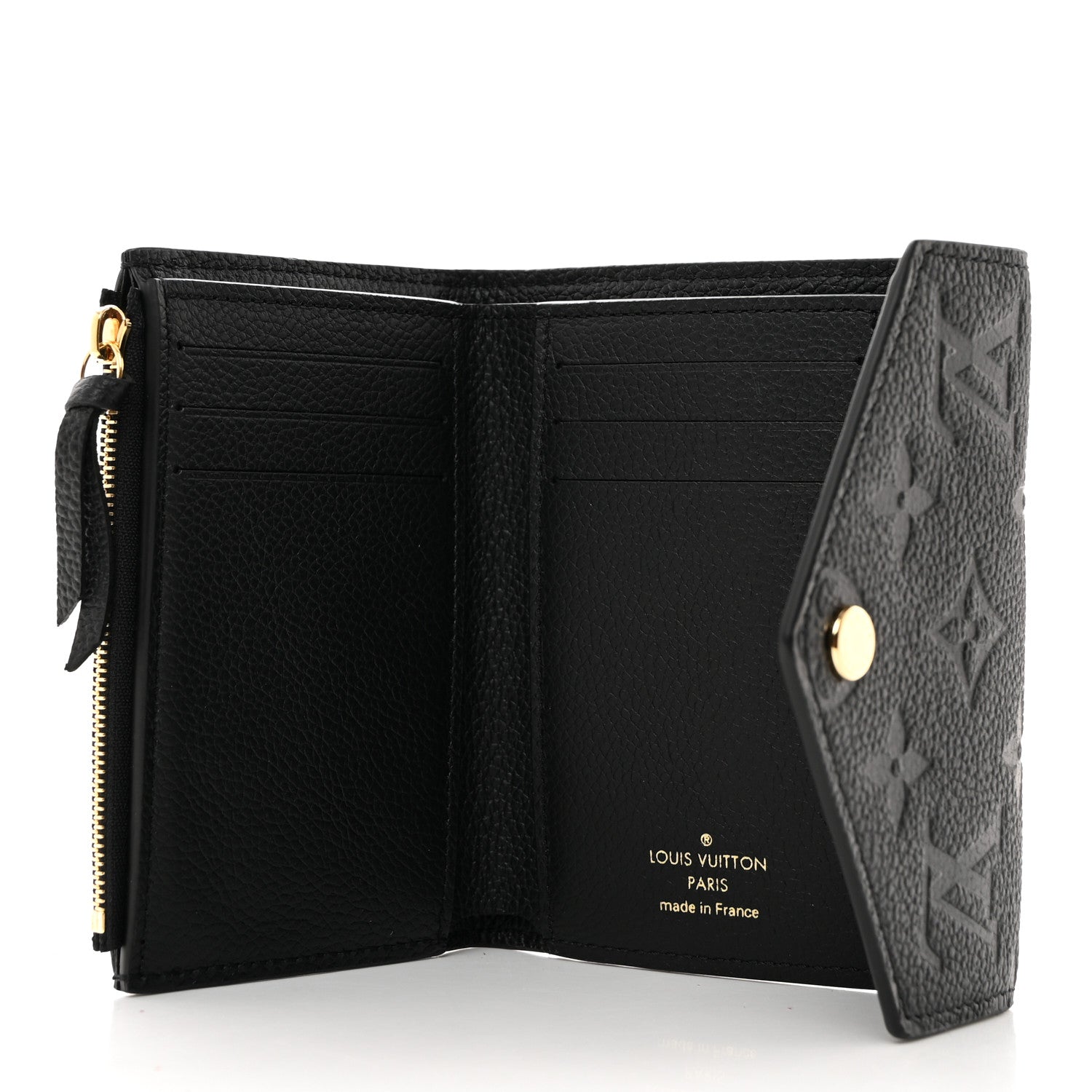 Louis Vuitton Empreinte Victorine Wallet Black 5 of 6