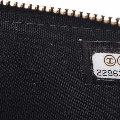 Chanel Lambskin Quilted Small Boy Clutch With Chain Black 9 of 10