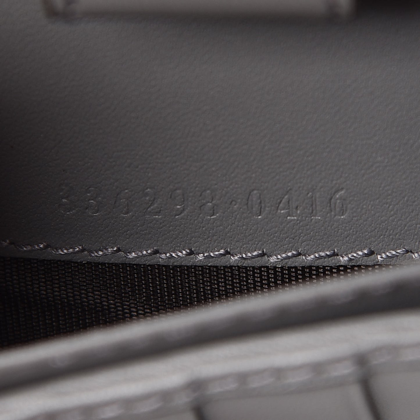 GG Supreme Monogram Travel Document Case Ecru Grigio