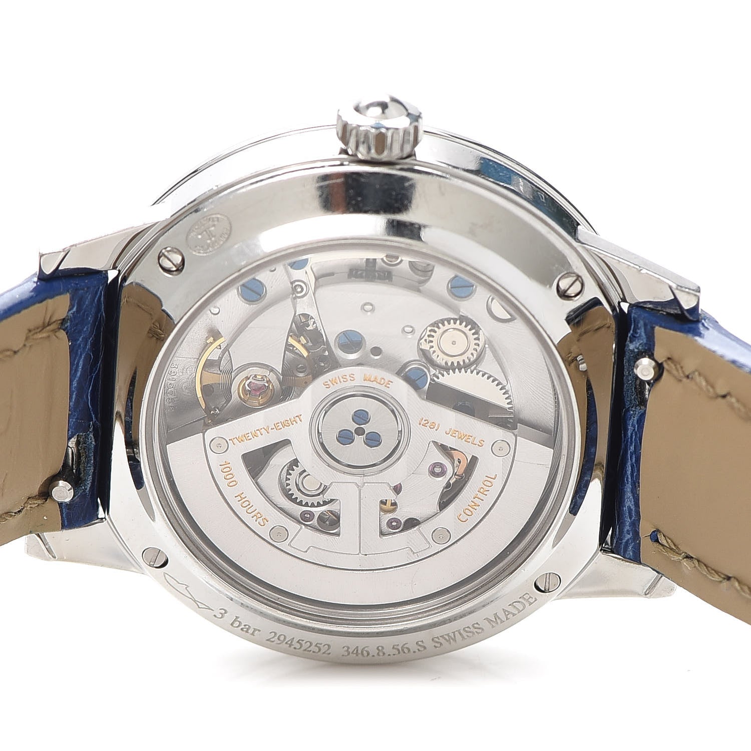 Jaeger-LeCoultre Stainless Steel Alligator Diamond Mother of Pearl 29mm Rendez Vous Automatic Watch Q3468410 4 of 5