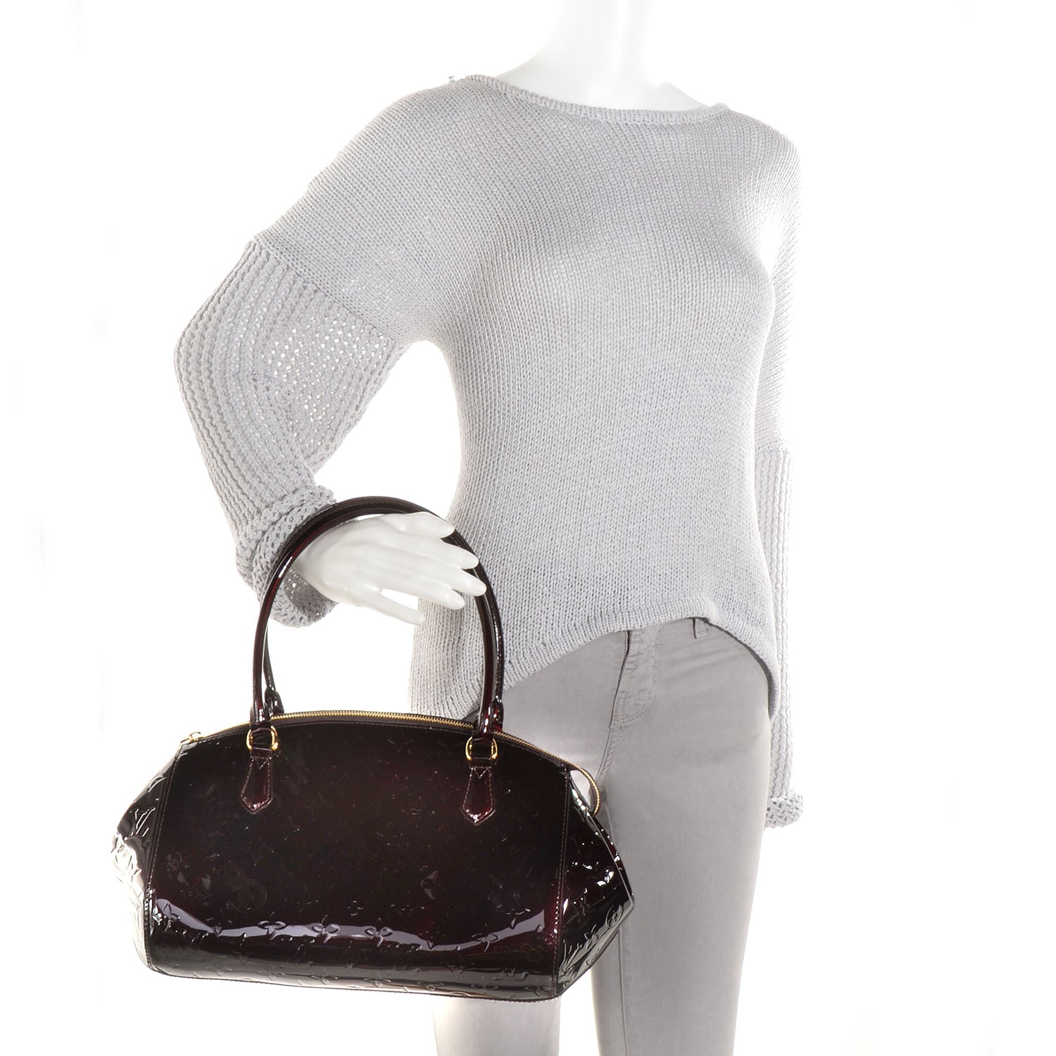 Louis Vuitton Vernis Sherwood GM Amarante 2 of 9