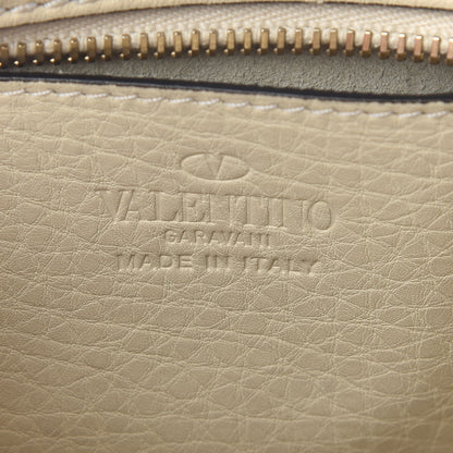 Valentino Garavani Grained Calfskin Rockstud Camera Crossbody Bag Ivory 10 of 11