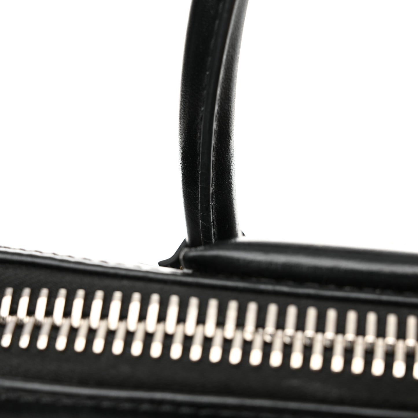 Shiny Lord Calfskin Small Antigona Black