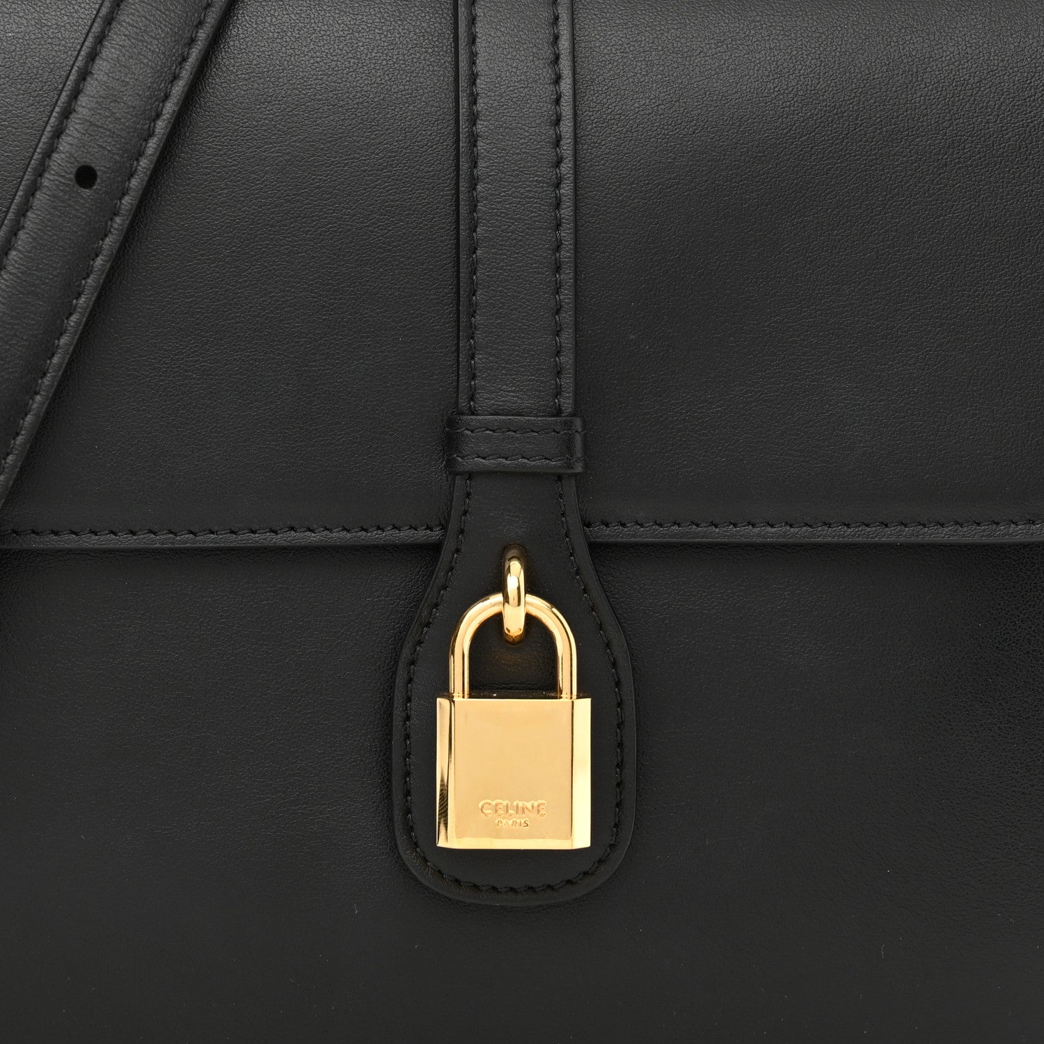 Celine Smooth Calfskin Medium Tabou Aubergine 8 of 10