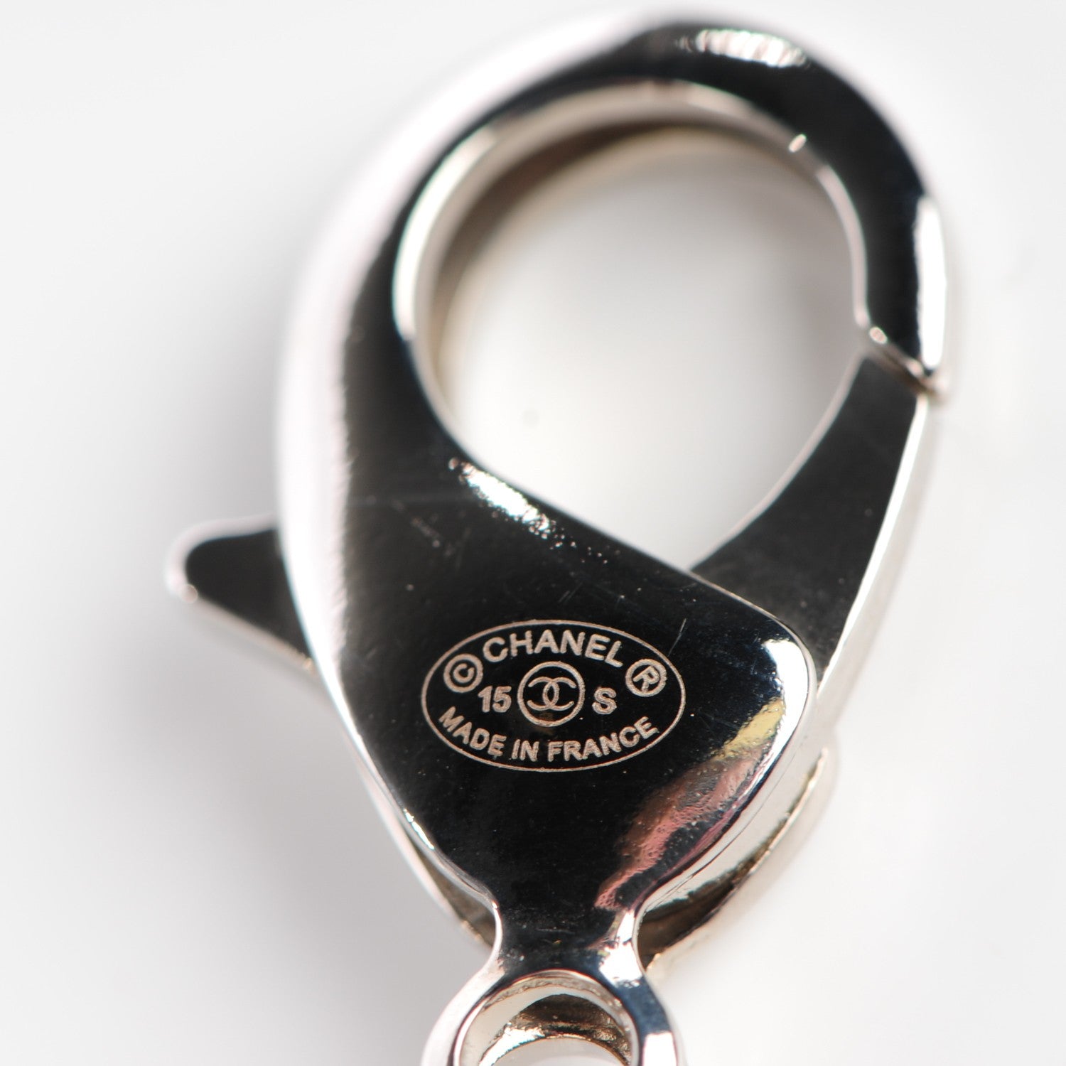 Chanel Resin CC Camellia Bag Charm Black 3 of 4