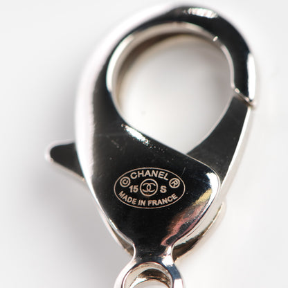 Chanel Resin CC Camellia Bag Charm Black 3 of 4