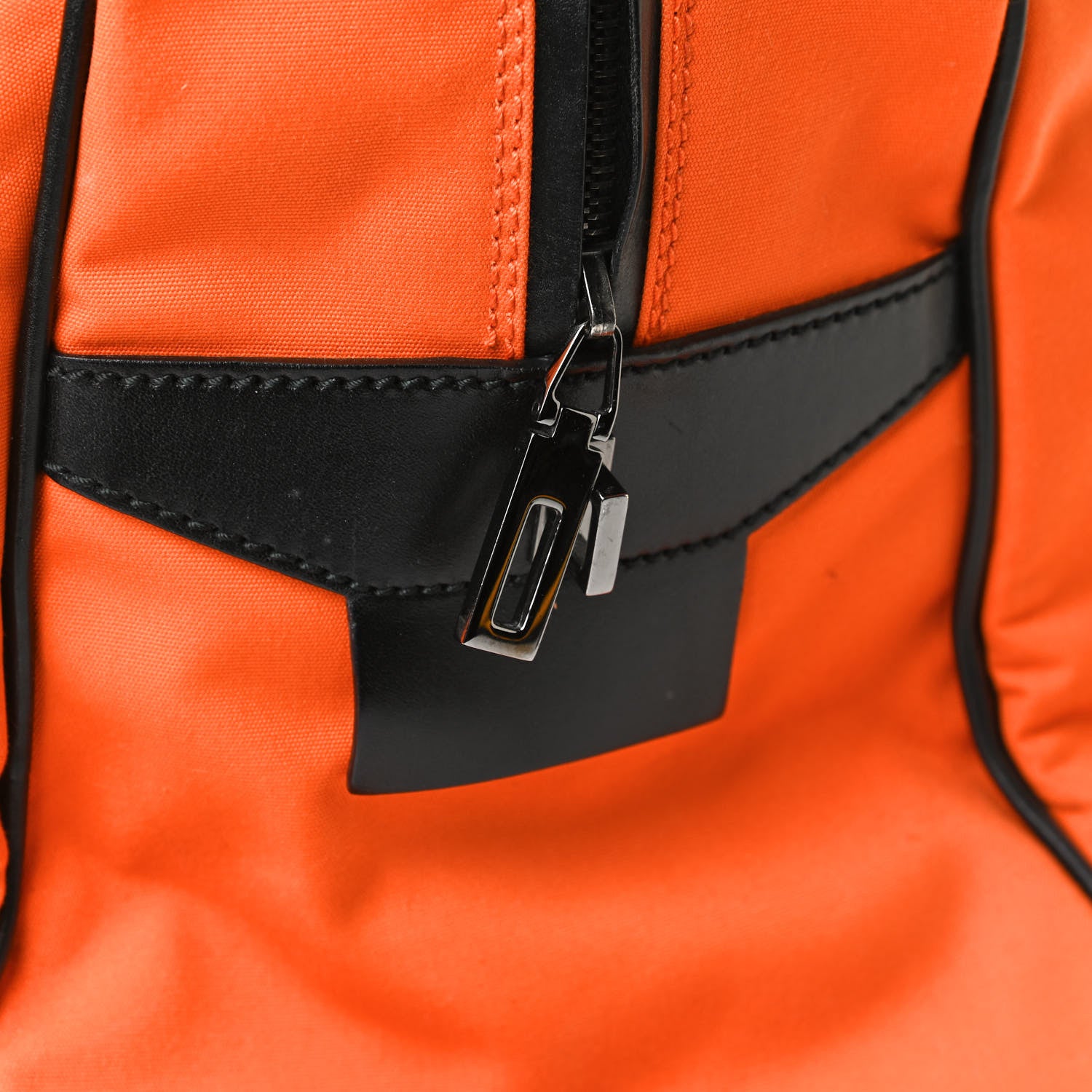 Gucci Nylon Calfskin Duffle Bag Orange 21 of 25