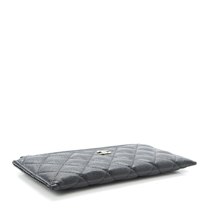 Chanel Caviar Quilted Classic Zip Pouch Black 4 of 12