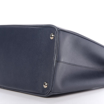 Prada Saffiano Medium Galleria Double Zip Tote Baltico 9 of 11