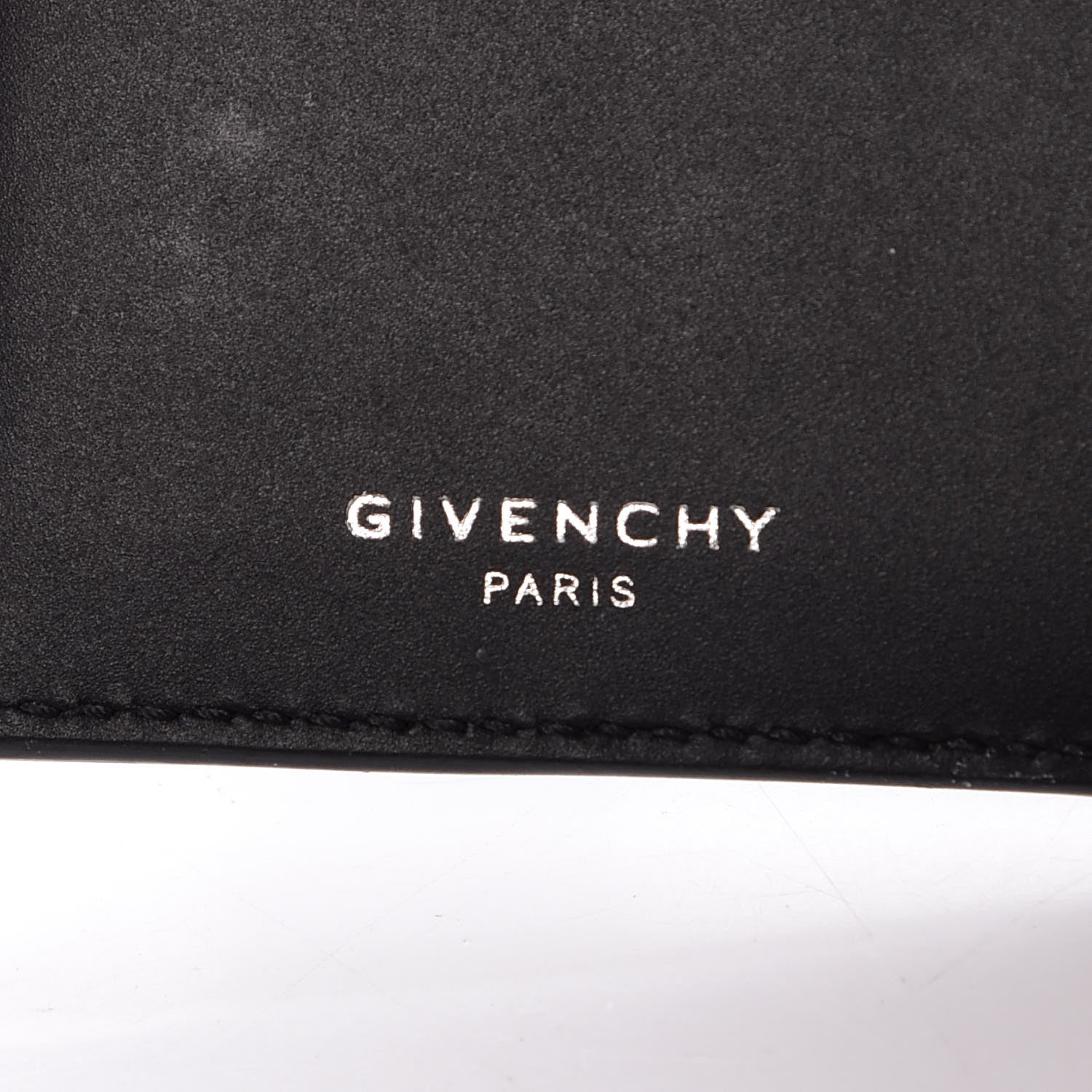Givenchy Textured Coated Canvas Rottweiler Print Card Holder Black 6 of 10