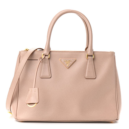 Prada Saffiano Small Galleria Double Zip Tote Cammeo 1 of 12