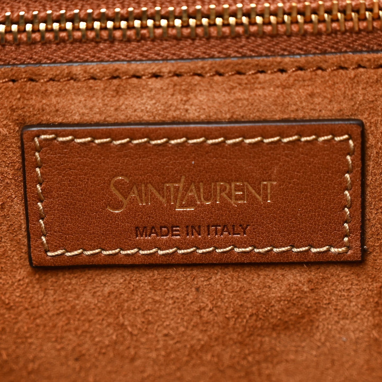 Calfskin Y Tote Brick