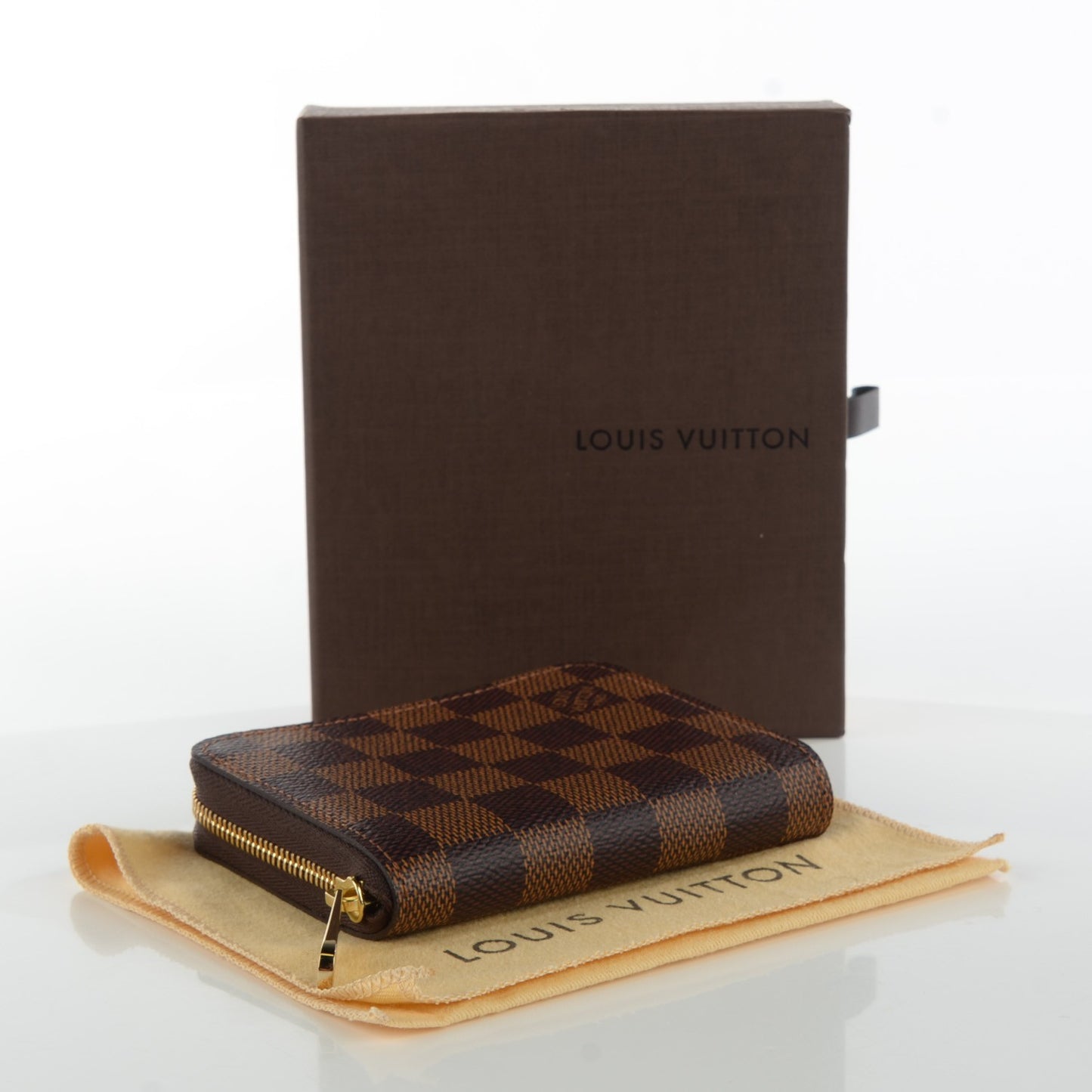 Damier Ebene Zippy Coin Purse