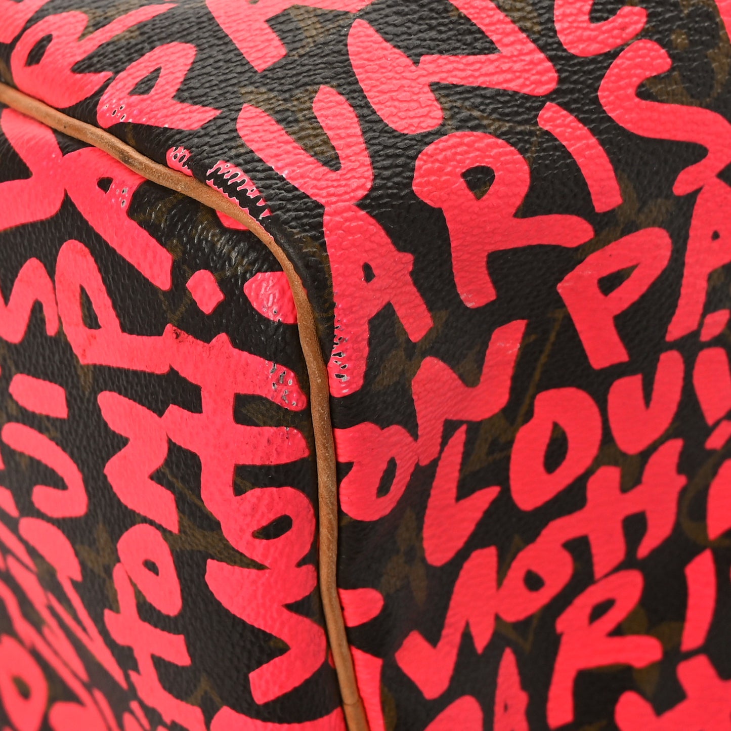 Monogram Graffiti Speedy 30 Fuchsia