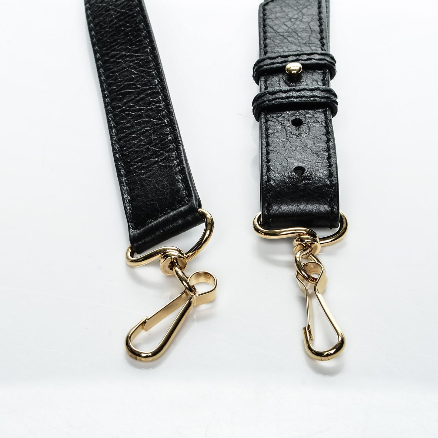 Agneau Shoulder Strap Black
