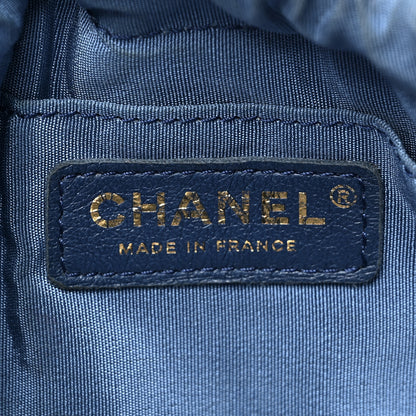 Chanel Denim Quilted Small Mood Bucket With Chain Blue Multicolor 6 of 9