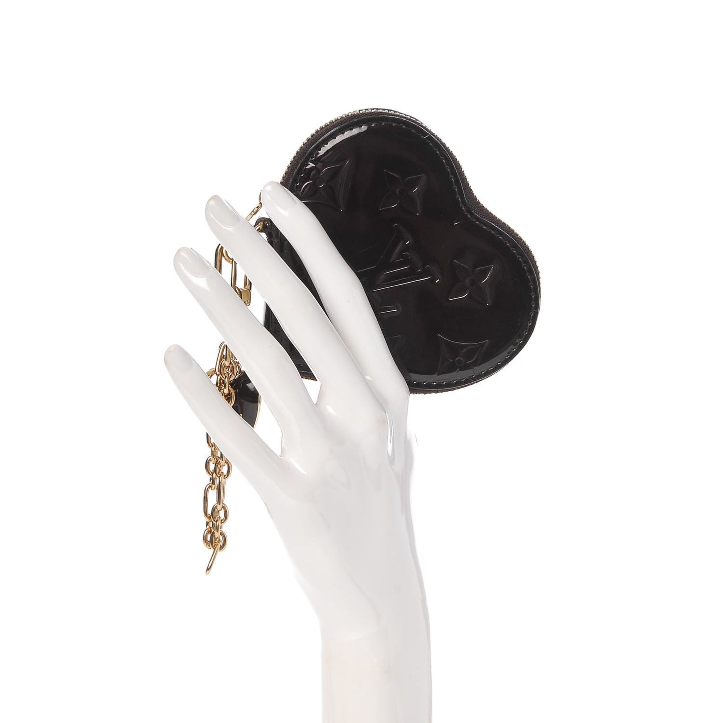 Vernis Coeur Heart Coin Purse Amarante