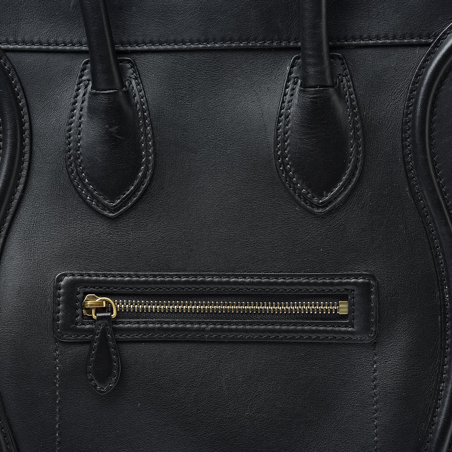 Celine Smooth Calfskin Mni Luggage Black 8 of 21