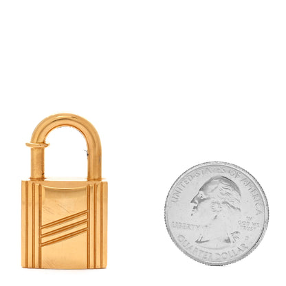 Hermes Gold Plated Cadena Lock 2 of 4