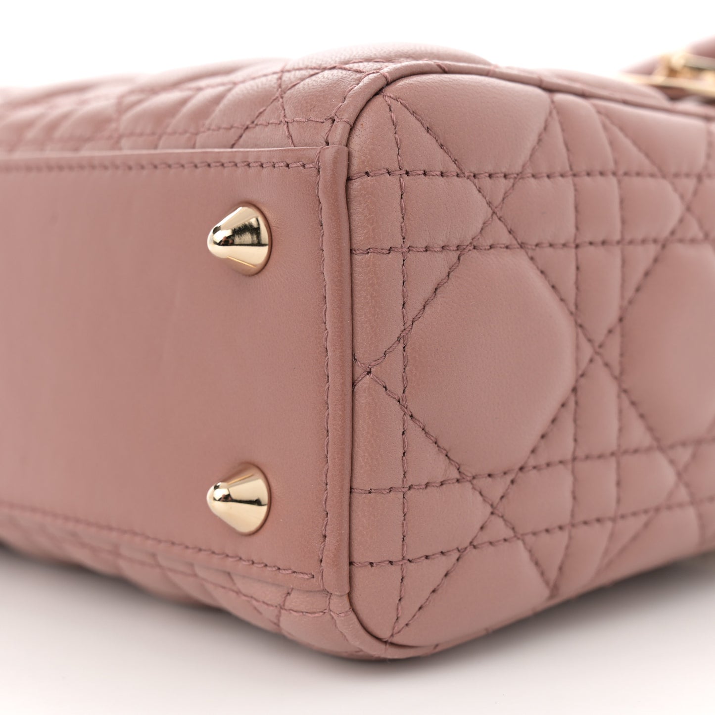 Lambskin Cannage Small Lucky Badges My Lady Dior Fard