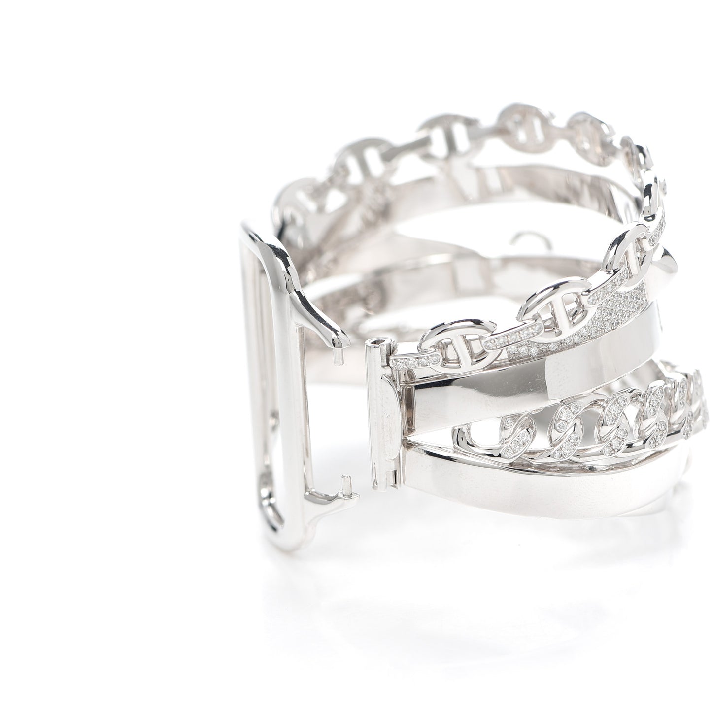 18K White Gold Diamond TGM Alchimie Bracelet SH