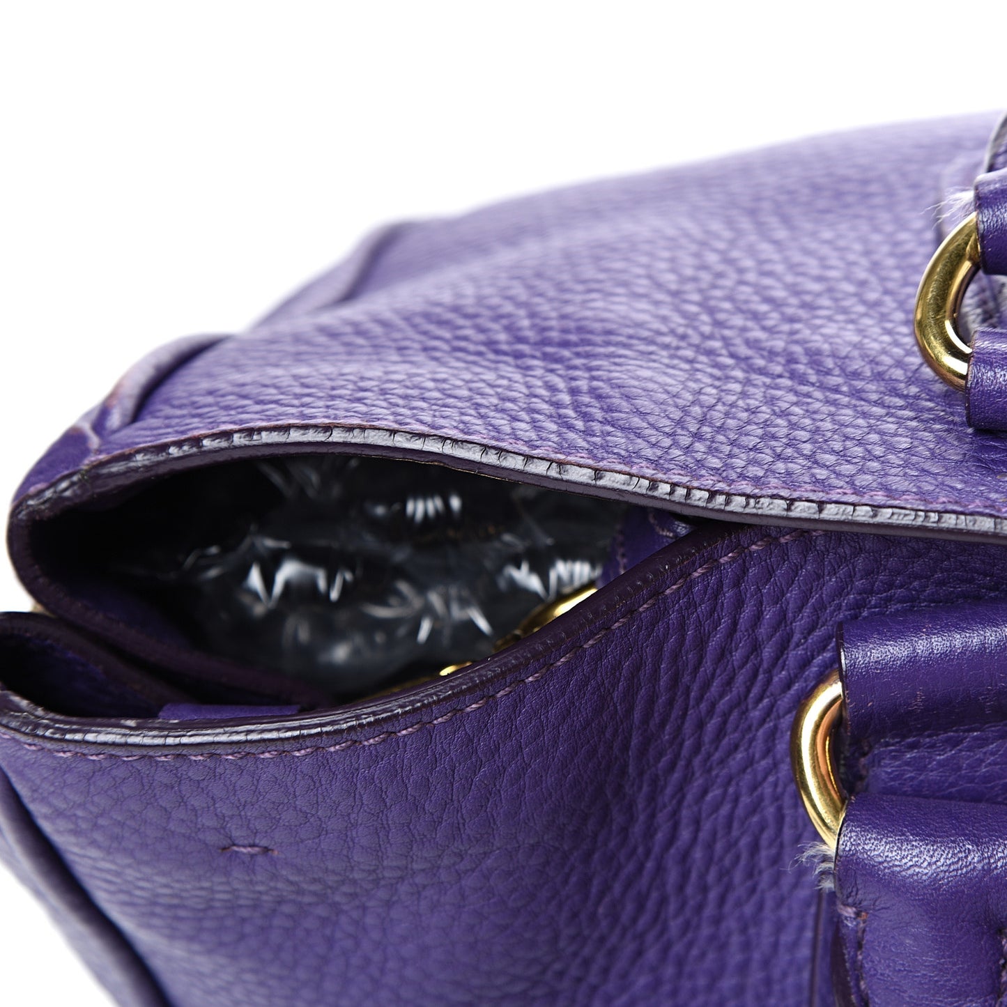 Vitello Daino Tote Viola