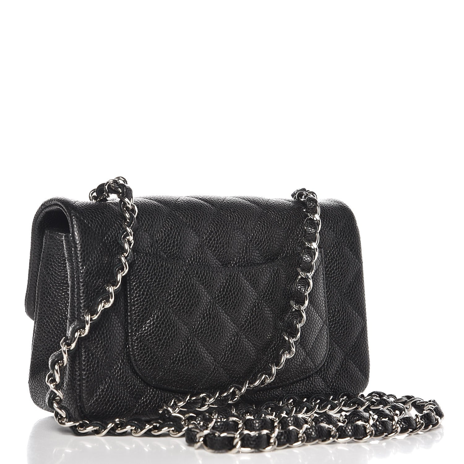 Chanel Caviar Quilted Mini Rectangular Flap Black 3 of 8