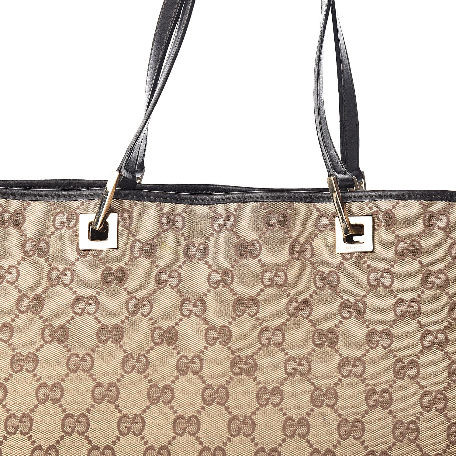 Gucci Monogram Large Bucket Tote Dark Brown 10 of 10
