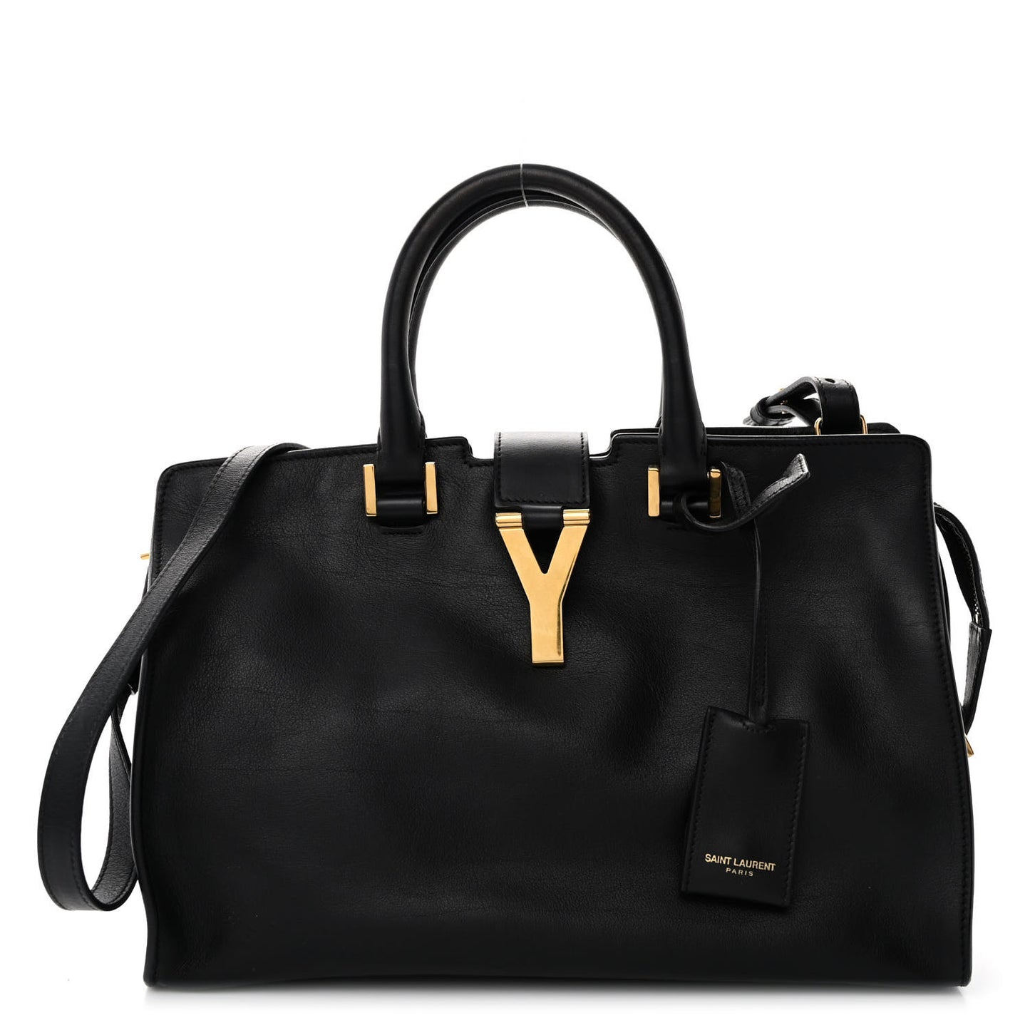 Calfskin Small Classic Y Cabas Black
