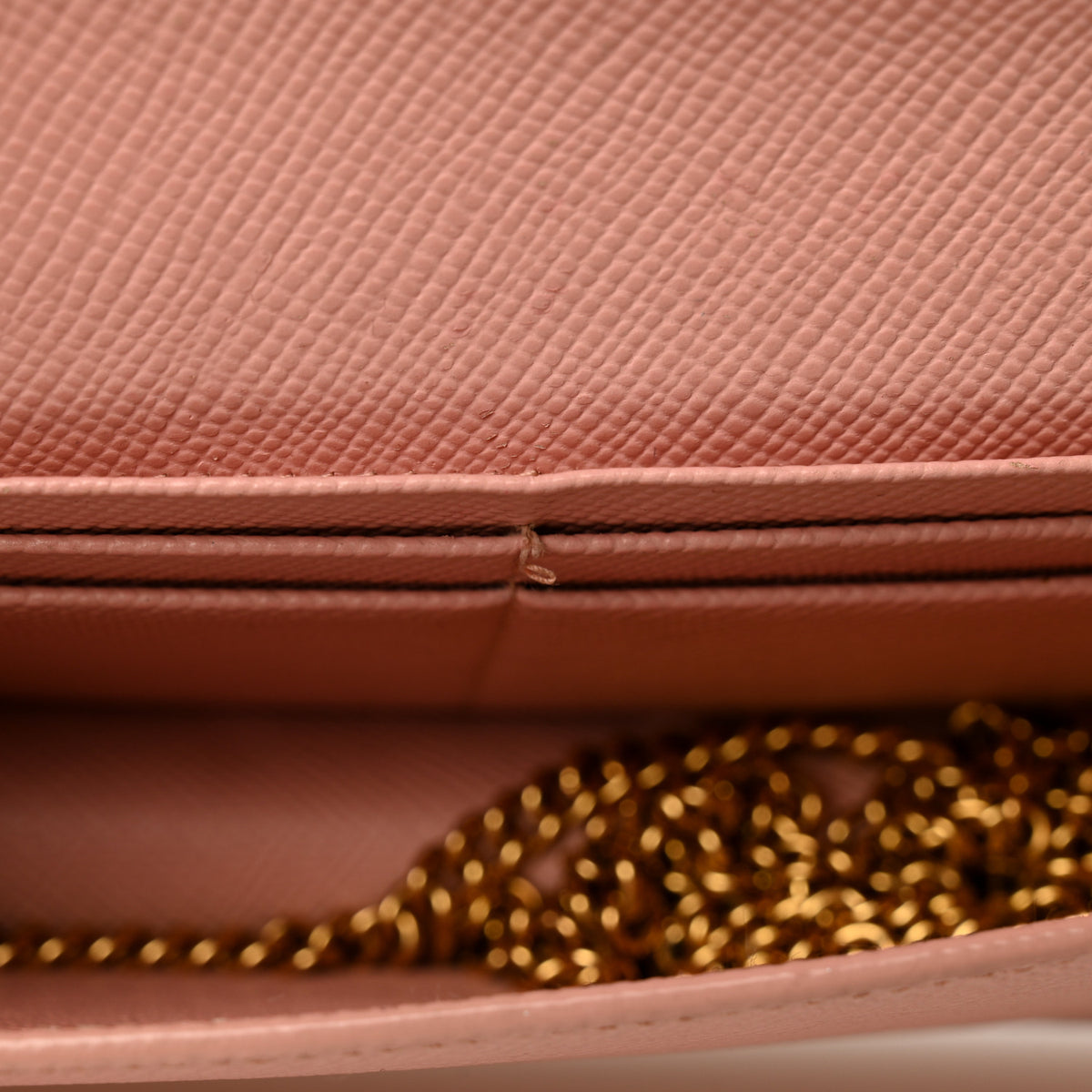 Prada Saffiano Lux Chain Wallet Orchidea 13 of 13
