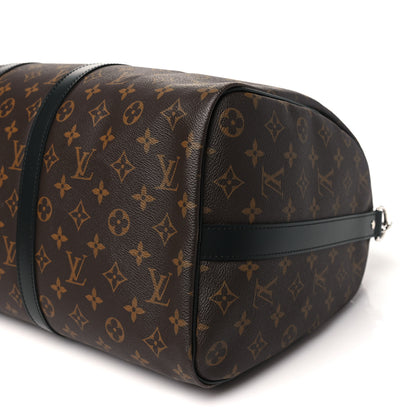 Louis Vuitton Monogram Macassar Keepall Bandouliere 45 8 of 8