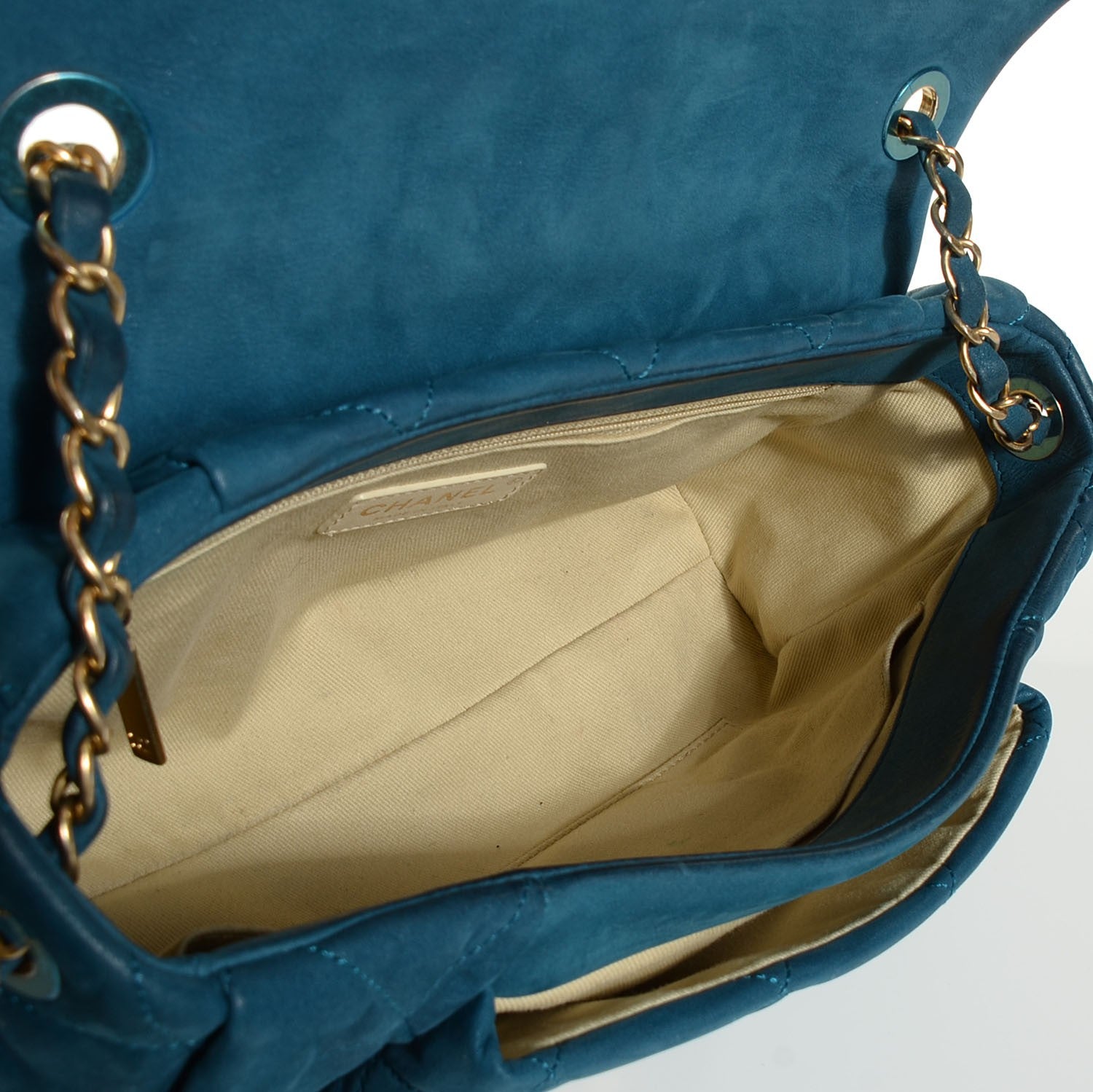 Chanel Iridescent Calfskin Large Chic Quilt Flap Dark Blue 5 of 8