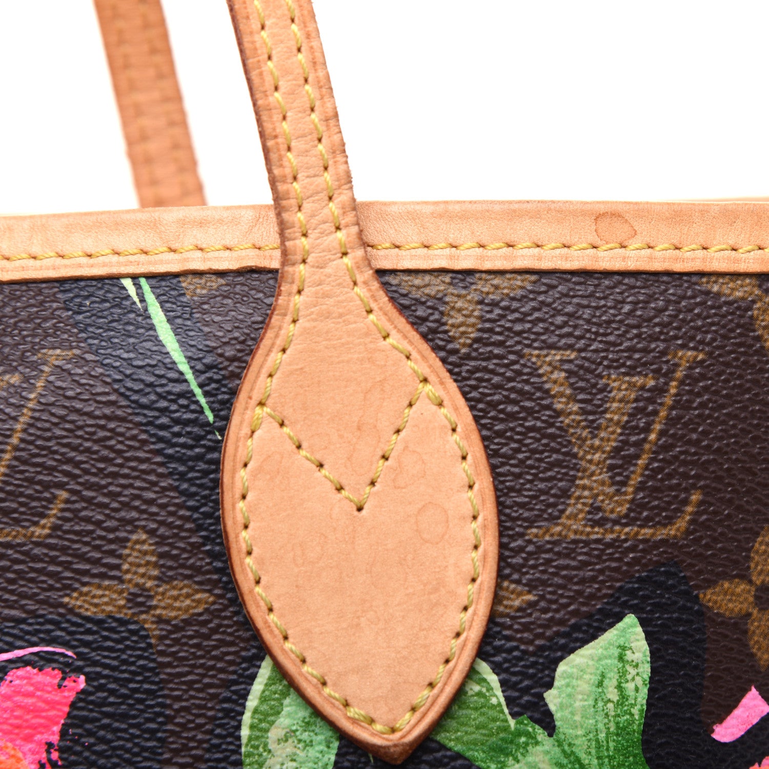 Louis Vuitton Monogram Roses Neverfull MM 19 of 22