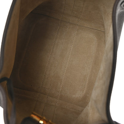 Loro Piana Grained Calfskin Small Bale Bag Dark Chocolate Liquorice 5 of 9
