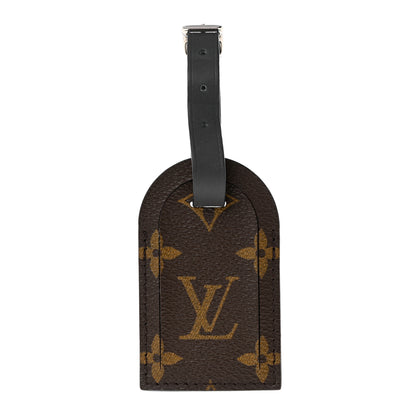 Louis Vuitton Monogram Luggage Tag Black 1 of 4