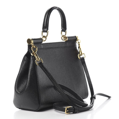 Dolce & Gabbana Dauphine Small Miss Sicily Satchel Black 2 of 18
